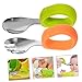 VERDANVERSE 304 Stainless Steel Baby Fork and Spoon Set Short Handle Toddler Utensils for Feeding Tableware for Infants and Toddlers Comfortable to Hold Design for Safe Weaning