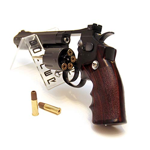 Borner - Revólver Super Sport 702 CO2 6" (Negro) | Arma de balines BB's (perdigones de Acero) con Aire comprimido. Modelo Full Metal