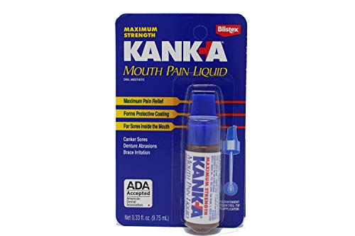 Kank-A Mouth Pain Liquid Professional Strength 0.33 oz (Pack of 8)