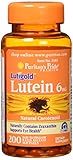 Puritans Pride Lutein 6 Mg with Zeaxanthin Softgels, 200 Count