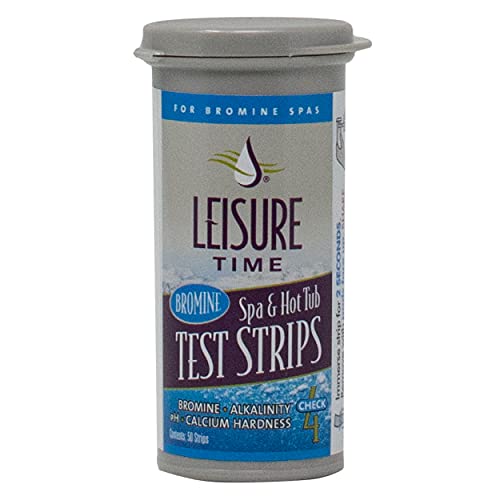 LEISURE TIME 45005A Spa & Hot Tub Test Strips 4-Way Bromine Testers, 50 ct - Image 4