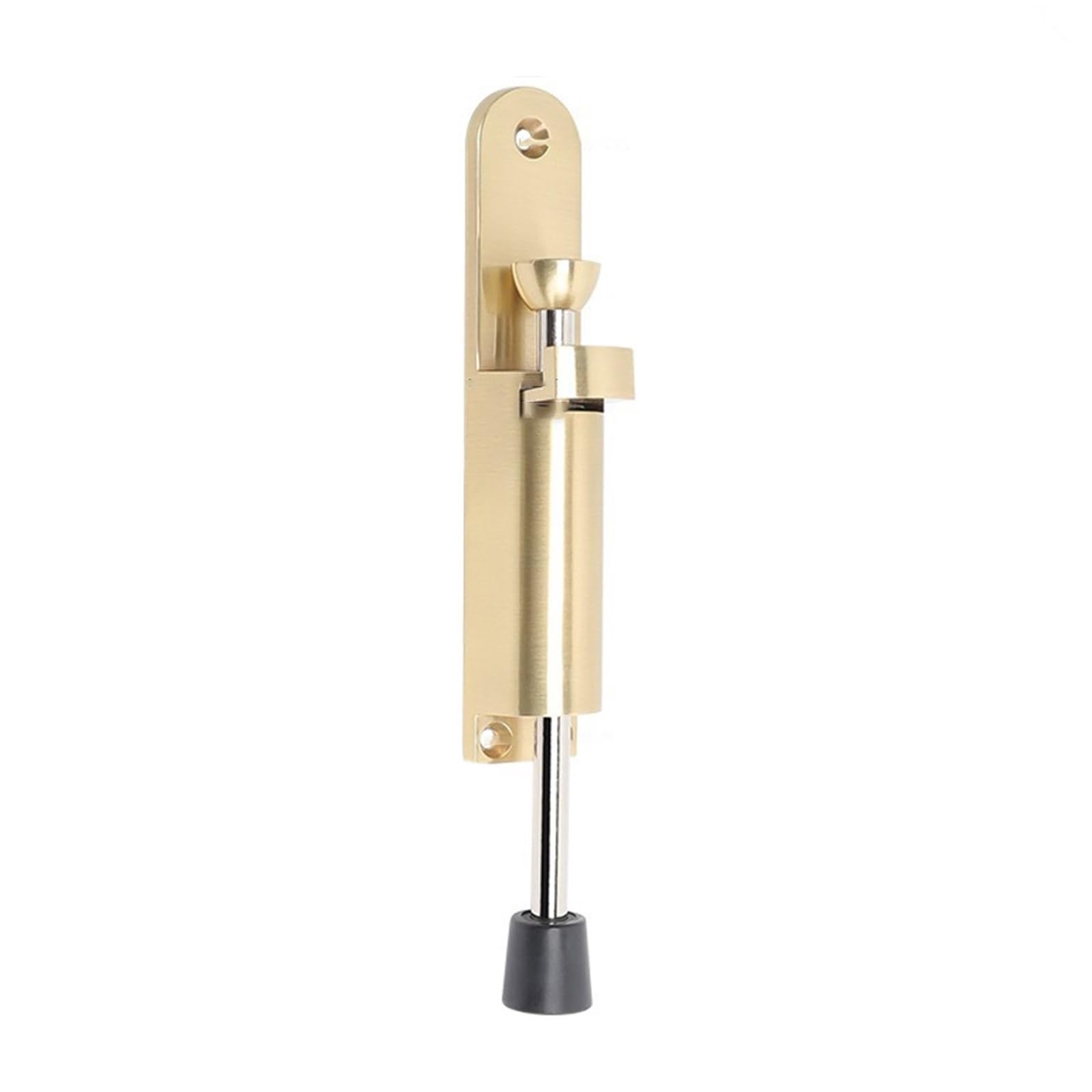Tsophreniq Gold Flexible Angles Foot Pedal Door Stop Stabilizers Stainless Steel Construction For Families Child & Pet Easy Installation Door Blockers