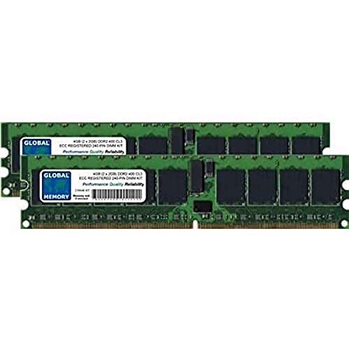 Memoria RAM DDR2 400MHz ECC Registrado de 4GB para actualizar servidores antiguos de oficina