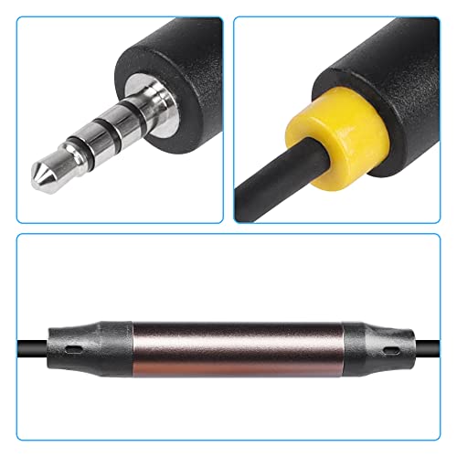 Cable de grabación 3.5mm macho a macho 3.2FT miniatura 6