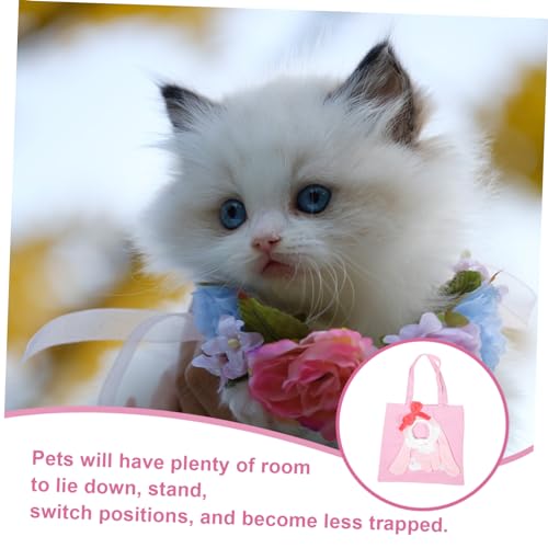 VILLFUL Bolsa Pequena Para Peito De Gato Bolsa Para Carregar Gato Bolsa De Gatinho Recipiente Para G