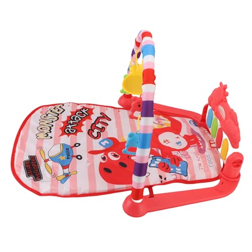 Tapis de jeu pour bébé avec arche de hochet pour nourrissons et apprentissage musical