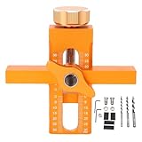 Marhynchus Schranktür Montage -Jig Aluminiumlegierung Einstellbarer Arm Installation Kit 6mm 8mm 10 Mm Bit für Küchenbadgarantschränke Geeignet