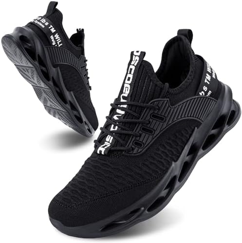 （00:30時点） [XXG] スニーカー メンズ レディース スポーツシューズ ランニング ジョギング ウォーキング トレーニング 軽量 通気性 快適 滑り止め スリッポン 運動靴 ブラック 27.5 cm