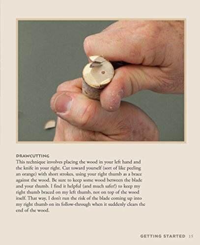 Little Book of Whittling, Gift Edition: Passing Time on the Trail, on the Porch, and Under the Stars (Fox Chapel Publishing) 18 Step-by-Step Projects Including Forks, Birds, Animals, Trees, & Flowers - Image 4