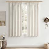 ⭐ ASPECT LIN 30% ⭐ Mélange de 30% lin et 70% polyester, alliant texture naturelle et haute résistance. Avec un grammage de 175 g/m², le tissu filtre la lumière en douceur. Le tombé élégant protège l'intimité contre le vis-à-vis tout en préservant la luminosité