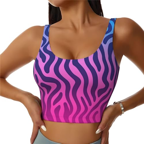 Camiseta deportiva sin mangas para mujer Mexpekil con estampado de playa