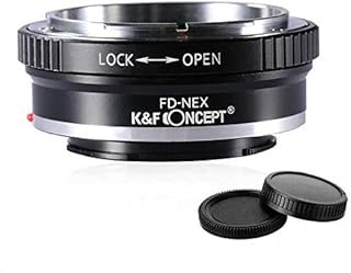 K&F Concept Lens Adapter Ring for Canon FD to Sony E Mount a6000 a6300 a6500 a5000 a5100 a3500 a3000 Alpha A7 A7R a7S a7II a7RII a7SII a7III a7RIII and a9