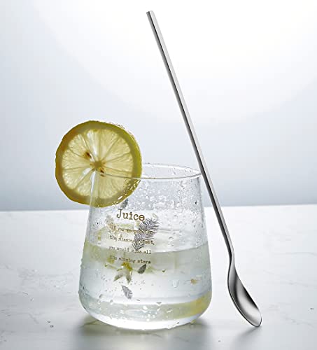 Keawell 4-Piece Premium Ice Tea Spoon, 18/10 Stainless Steel, 9" Long Spoons For Stirring, Super Solid, Gift Box #TOP3