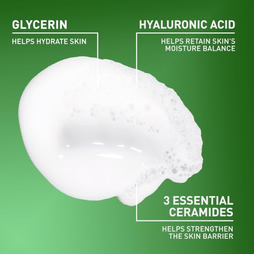 CeraVe Hydrating Cream To Foam Cleanser, Face Wash for Dry Skin, 8oz - image 2