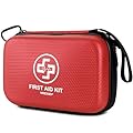 VRIEXSD Premium First Aid Kit, 320 Piece Waterproof Hard Shell Eva First Aid Kit for Home, Camping, Cars, Hiking, Travel, Businesses & Outdoor Emergencies - Emergency Medical Kits (Red)