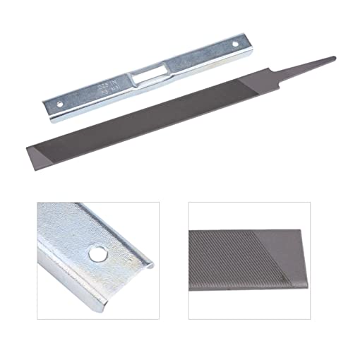 KooingTech Flachfeile Für Kettensäge 188mm, Sägekettenfeile Mit Tiefenbegrenzer, Flache Metallfeile, Kettensägen-Schärfwerkzeug