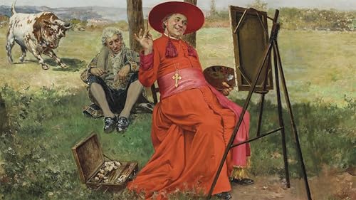 Affiche Artistique L'Église en péril de François Brunery Décoration Murale 60x90