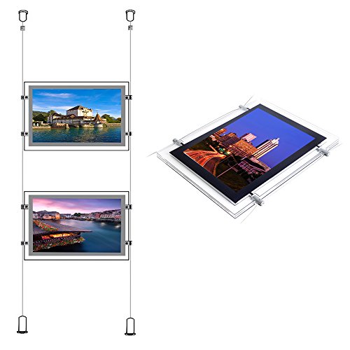 Double Side Acrylic Crystal Led Backlit Poster Light Box Frame For Real Estate Window Sign #TOP7
