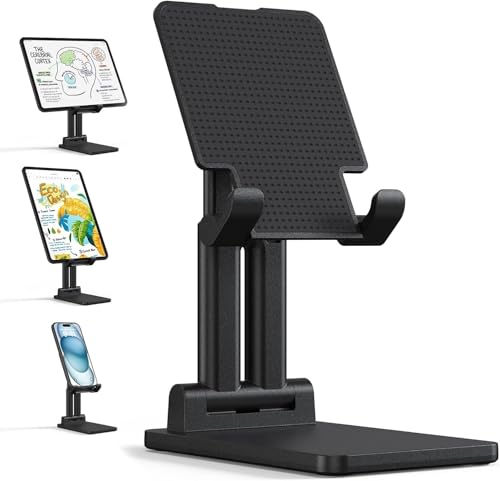 ARZOPA Soporte de Monitor portátil Ángulo Ajustable Soporte de Escritorio Plegable de Alta Resistencia Compatible con iPad Tablet Monitores portátiles
