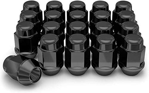 Lug Nuts - RR/D90/DISCO I – 16MM Acorn Black (Qty 20) (4X4 Vehicles)