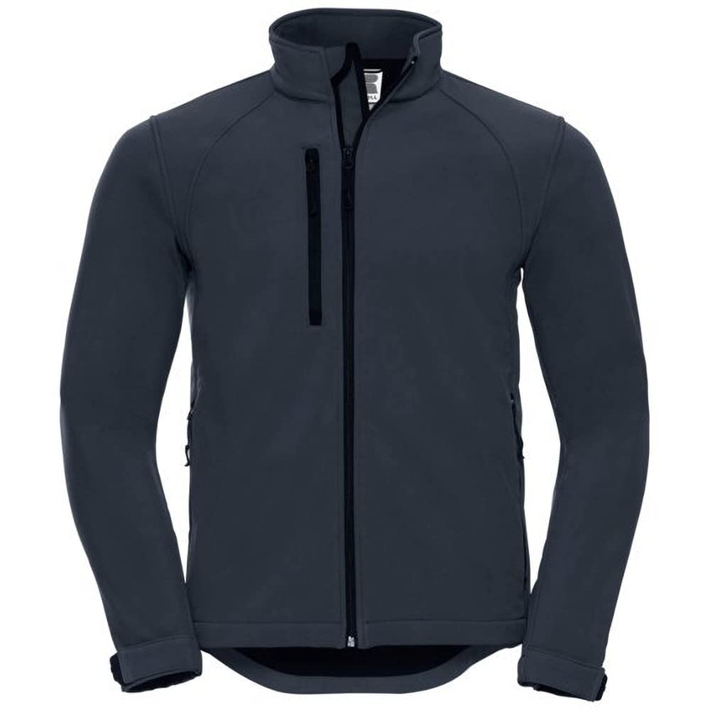 Jerzees Men's French Navy Russell Water Resistant & Windproof Softshell Jacket (3Xl) (French Navy)