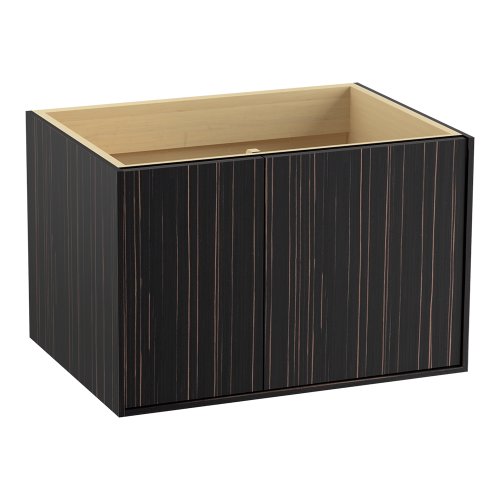 KOHLER K-99541-L-1WP Jute 30-Inch Vanity with 1 Door and 1 Drawer on Left, Ebony Velour