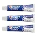 Crest 3D White Toothpaste, Vivid Mint, Ultra Whitening Toothpaste, 5.2 oz | Crest 3D Whitening Toothpaste, Fluoride Anticavity Toothpaste (Pack of 3) (Total 15.6 oz) + MB Sticker.
