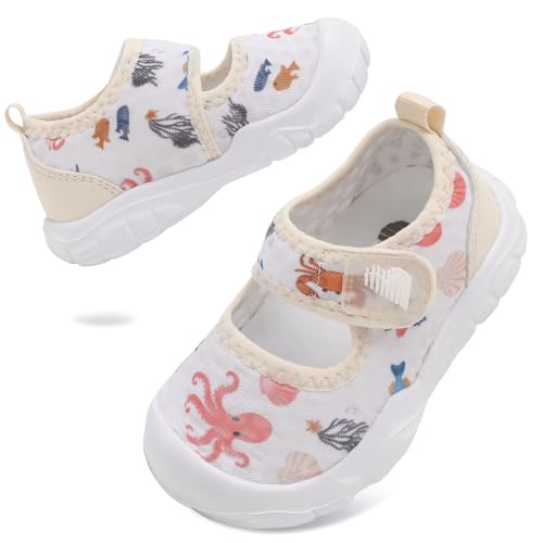 Image of BARERUN Toddler Water Shoes Infant Baby Swim Shoes Kids Barefoot Sandals