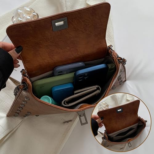 Eslcorri Crossbody Bags for Women Leather Ladies Shoulder Purses -Trendy Designer Mini Shoulder Bag, Phone Wallet Purse3