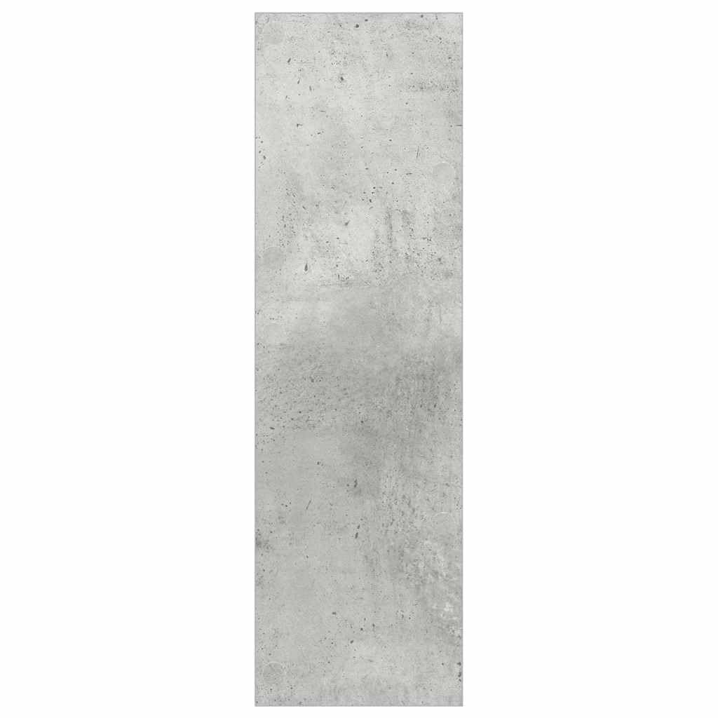 Wand-Schuhschränke 2 STK Betongrau Holzwerkstoff 80x18x60 cm Schuhregal platzsparend mit 2 Kippböden Schuhablage Schuhständer für Schuhaufbewahrung und Schuhlagerung