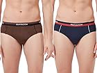 Fruit of the Loom Men's Solid Cotton Brief - Pack of 2 (MHB03-2P-A1S4-DB/CT-L)