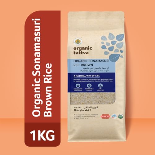 Organic Tattva Sonamasuri Brown Rice 1 kg