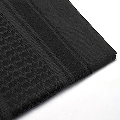 Image of PURFUN Men's Large Arab Shemagh Headscarf Muslim Headcover Shawl Keffiyeh Arabic Scarf