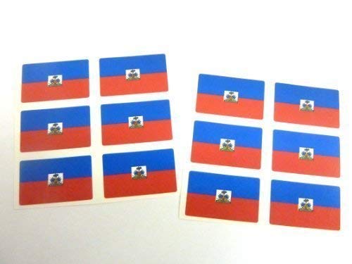 Adesivi Bandiera Malawi | Mini Etichette Rettangolari 33x20mm | 12 Pezzi Autoadesivi