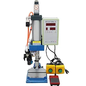 110V 440Lb/200KG Desktop Pneumatic Punch Press Machine with Digital Display