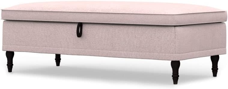 comfortly Bench Slipcover Replacement Hand Made Compatible with STOCKSUND Bench - Covers ONLY (Cashmere Blends - Flamingo)