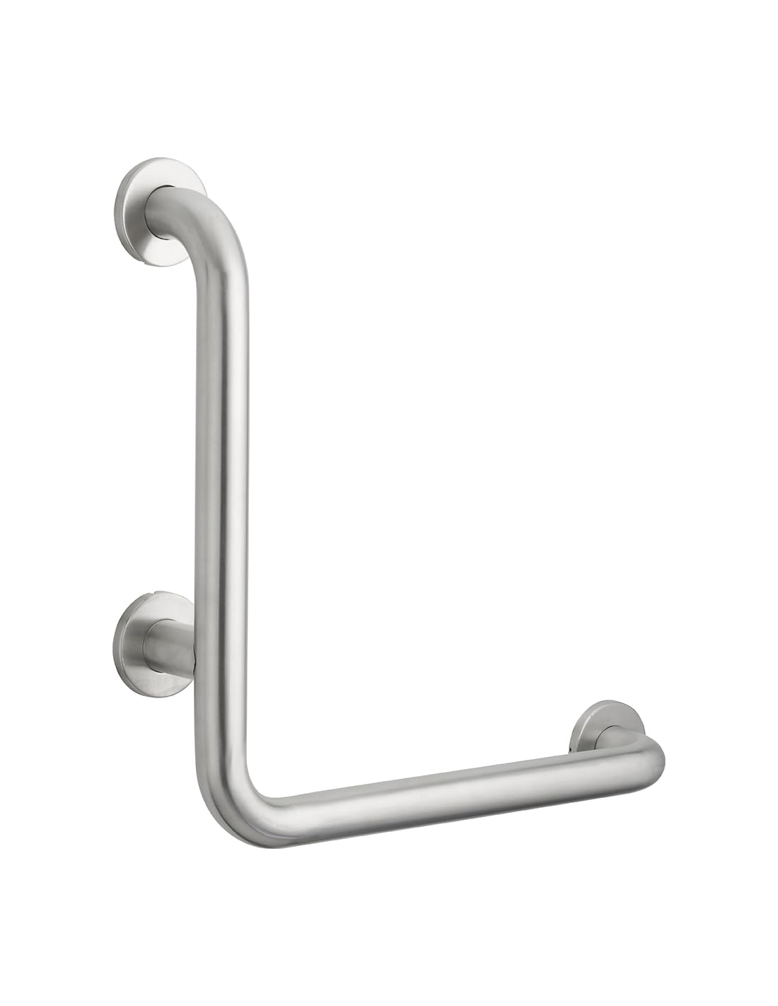 Maniglione bagno disabili, barra di ausilio angolare, 90° 400x400mm, diametro Ø 32mm, acciaio inox 304 satinato - THIRARD
