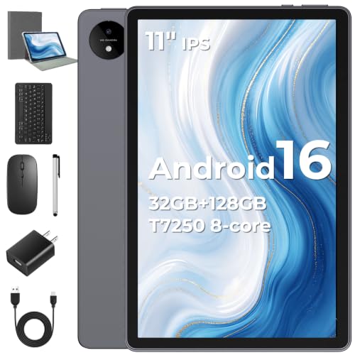 Image of 11 Inch Android Tablet with Keyboard and Pen Ideal for Work, Study