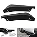 2Pcs Car Splitter Bumper for Toyota Corolla Hatchback XII (E210) 2018-2023 2024 2025, Rear Bumper Lip Diffuser Spoiler Fins Car Decoration Modification Parts,Black