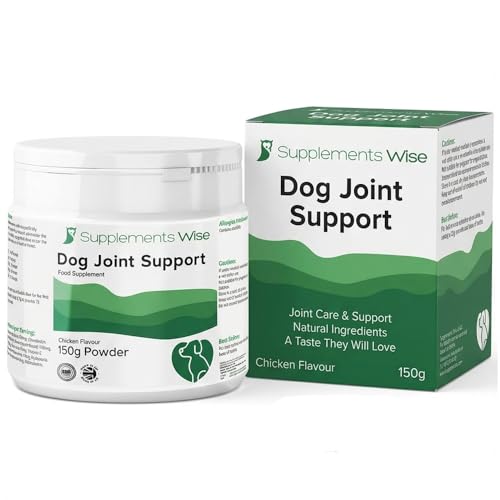 Joint Powder for Dogs - Includes Green Lipped Mussel for Dogs & Glucosamine - Joint Supplements for Your Young or Senior Dog - Mobility Support -150g Chicken Flavour