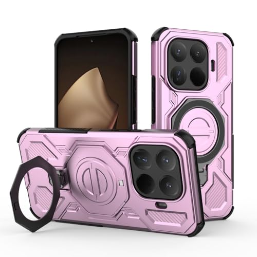 Coque Redmi Note 14 Pro 5G Plus rose anti-chute évite la casse de l'écran