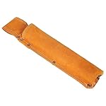 JECOMPRIS-2pcs-Craft-Wooden-Welding-Rod-Pouch-Rod-Holder-Welding-Electrode-Holder-Tools-Waist-Bag-Welding-Bag-Welding-Accessories-Bags-Leather-Welding-Rod-Bag-Cowhide-Jacket-Adjustable
