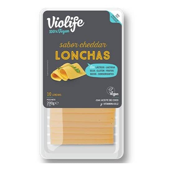 REFRIG QUESO VIOLIFE LONCHAS SABOR CHEDDAR 500 g