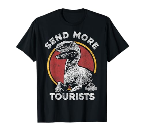 Jurassic Park Raptor Says Send More Tourists T-Shirt