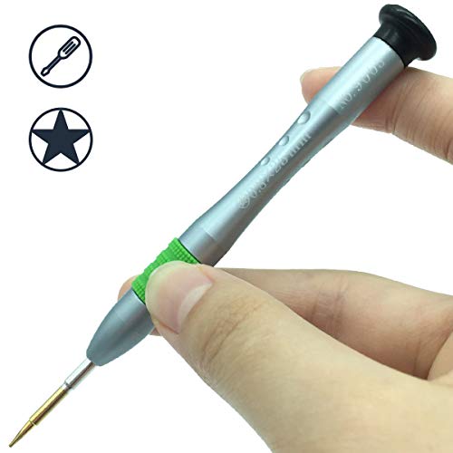TPEKKA Precision 0.8 mm 5-Point Pentalobe Screwdriver,New 5 Point Star Pentalobe Screwdriver for iPhone 5S iPhone 6 / 6S / 6 s Plus / 5C / 5/4 / 4G / 4S [S2 Material]