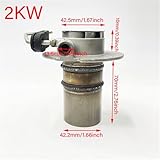 Diesel Heater 2KW Air Diesel Parking Heater Fit For Airtronic D2 Burner Combustion Chamber Combustor+Repair Kit For Truck Camper Parking Diesel Heater(RRS2KW1H) - Image 2