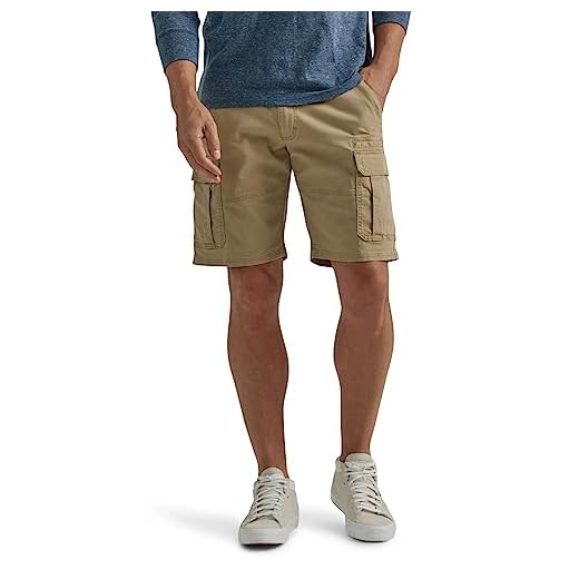 Wrangler Authentics Men's Classic Cargo Stretch Short, Grain Twill, 40
