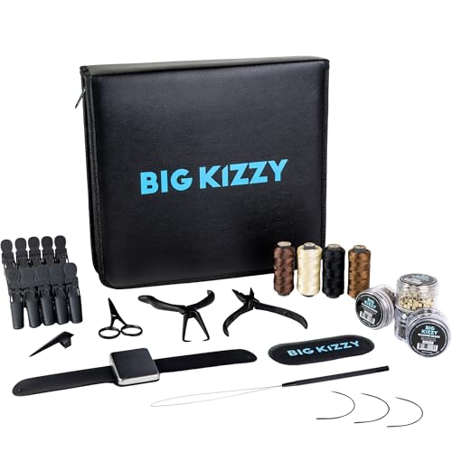 Big Kizzy Weft Hair Extension Tools Kit - Everything Needed to Install and Remove Weft Hair Extensions