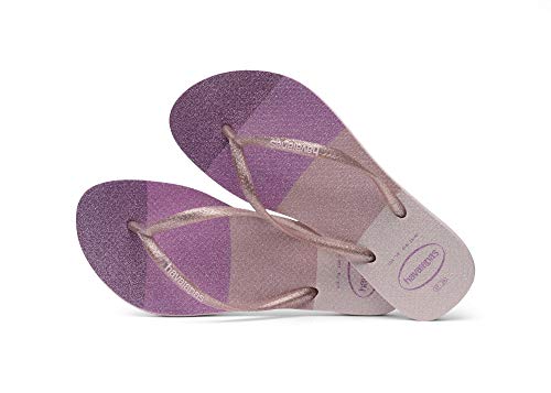 Chinelo Slim Palette Glow, Havaianas, Meninas, Candy Pink, 31/32