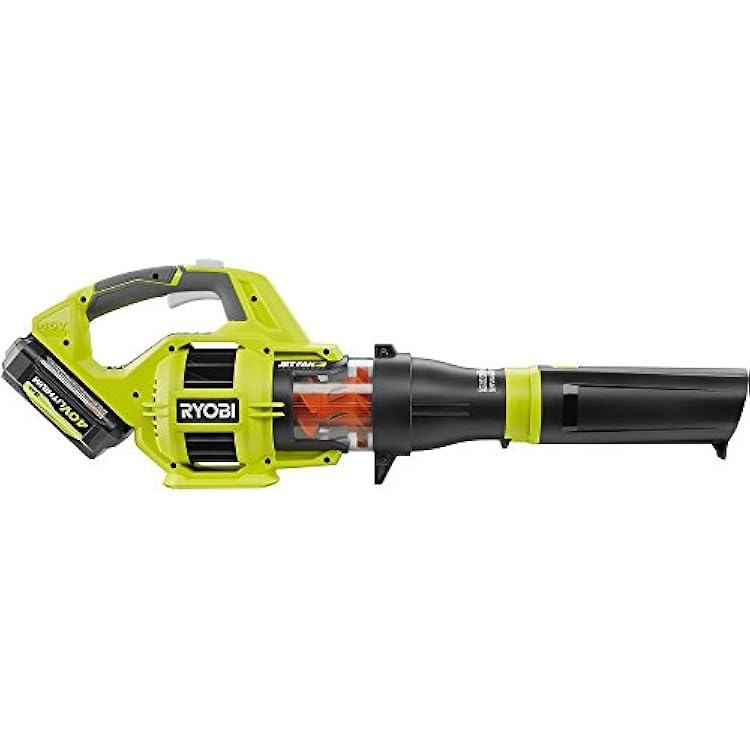 Ryobi RY40430 40V Lithium Ion 110 MPH Jet Fan Blower Kit